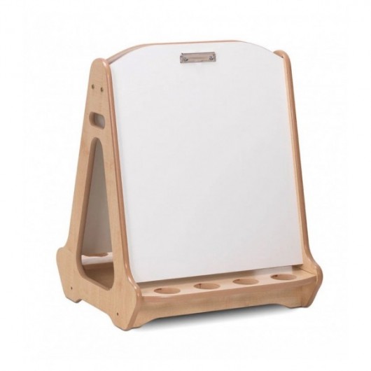 CHEVALET TABLEAU BLANC/CRAIE DOUBLE FACE - 2 POSTES