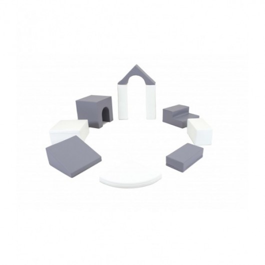 SET DE MOTRICITÉ CRÉATIF - GRIS/BLANC