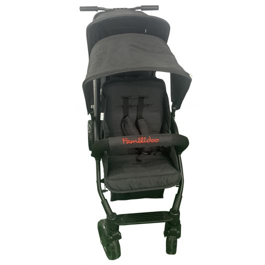 Poussette triple Familidoo Lidoo H3E + Ergondrive Full Black