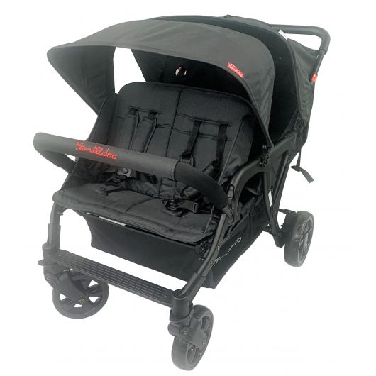 Poussette quadruple Familidoo Lidoo City H4E Full Black