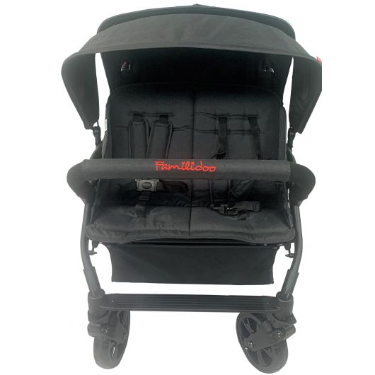 Poussette quadruple Familidoo Lidoo City H4E Full Black