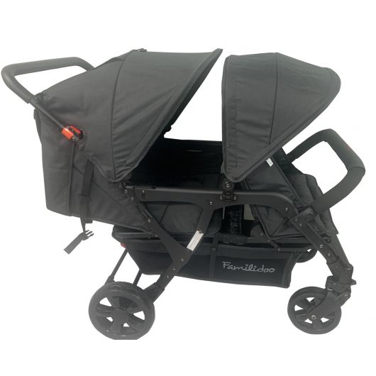 Poussette quadruple Familidoo Lidoo City H4E Full Black