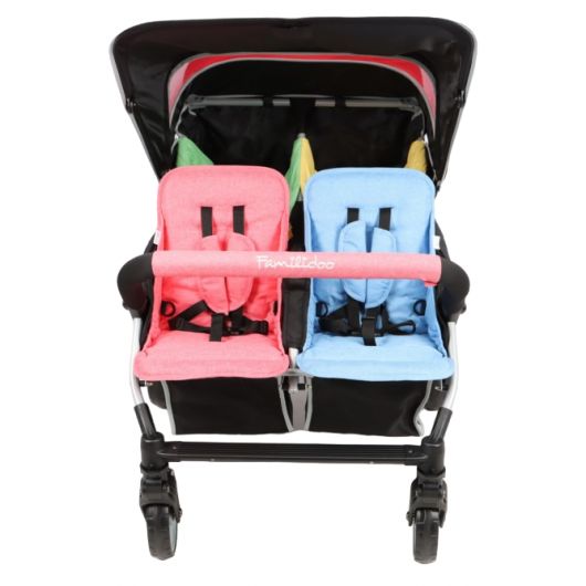 Poussette quadruple Familidoo Lidoo Star DJ04FRL+