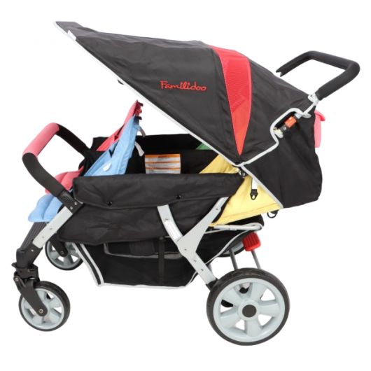 Poussette quadruple Familidoo Lidoo Star DJ04FRL+