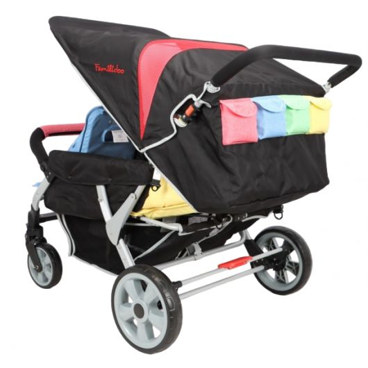 Poussette quadruple Familidoo Lidoo Star DJ04FRL+