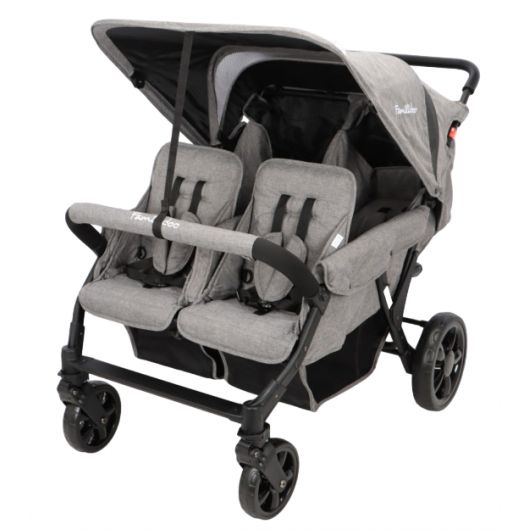 Poussette quadruple Familidoo Lidoo Star Full Grey