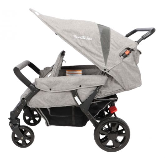 Poussette quadruple Familidoo Lidoo Star Full Grey