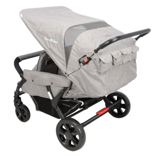 Poussette quadruple Familidoo Lidoo Star Full Grey