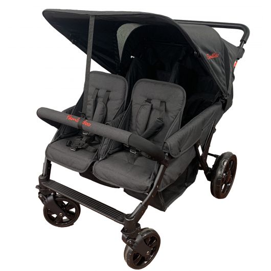 Poussette quadruple Familidoo Lidoo Star Full Black