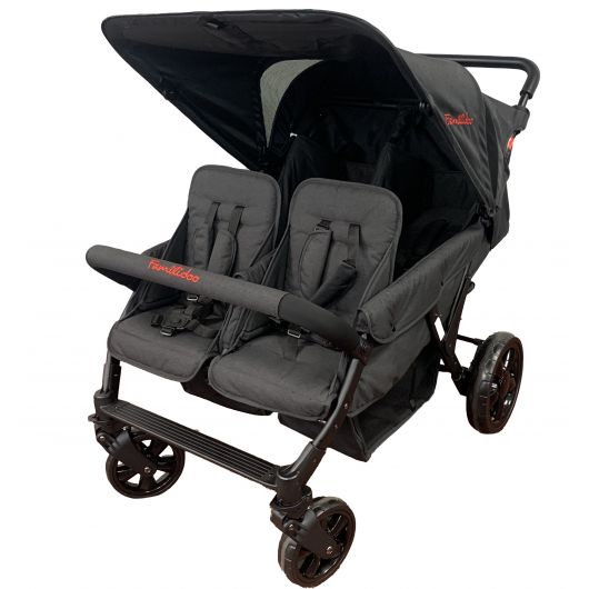 Poussette quadruple Familidoo Lidoo Star Full Black