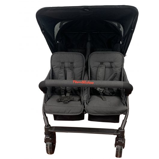 Poussette quadruple Familidoo Lidoo Star Full Black