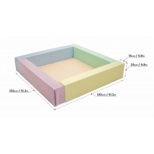 PISCINE A BALLE IGLU PASTEL