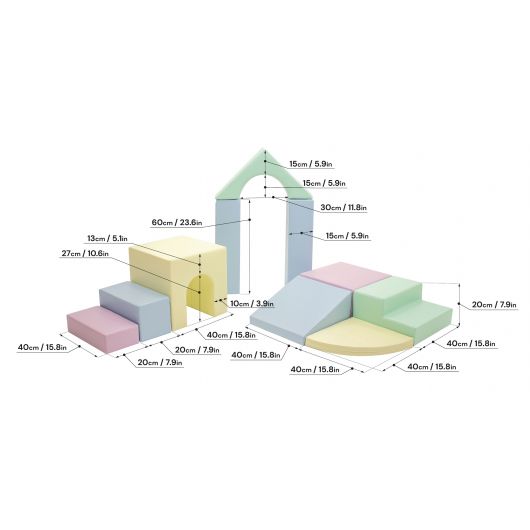 SET DE MOTRICITÉ CRÉATIF IGLU - PASTEL