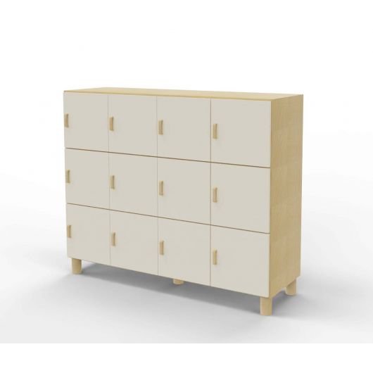 Meuble 12 casiers fermés