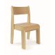 Chaise empilable - Coloris naturel - Hauteur 18 cm - Taille 00