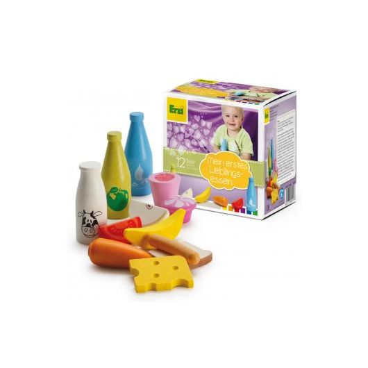 Assortiment de 12 jeux imitation en bois