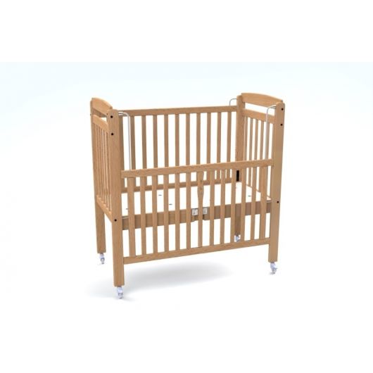 Lit crèche à barreaux wikicat couchage 120 x 60 cm