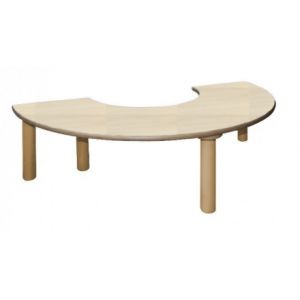 Table demi-circulaire 160 x 80 x 53 cm- T2