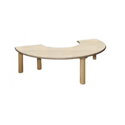 Table demi-circulaire 160 x 80 x 53 cm- T2
