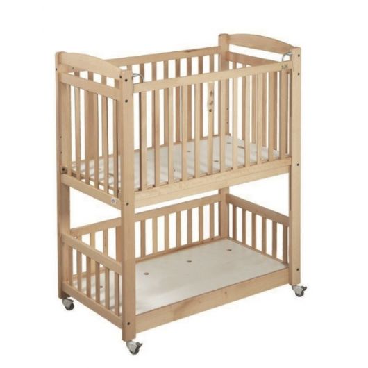 Lit double couchage à barreaux Wiki Cat 100 x 50 cm