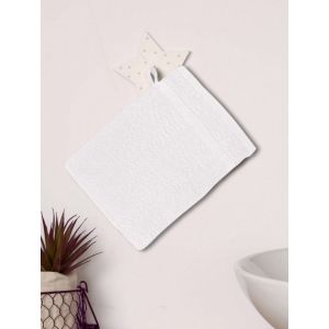 LOT DE 12 Gants de toilette 15 x 20 cm Blanc