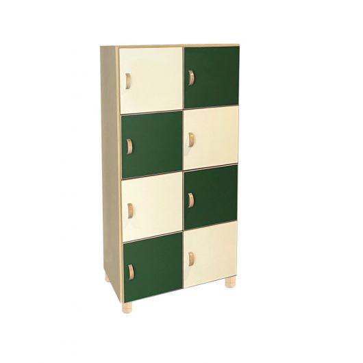 Meuble 8 casiers à portes - H148 cm