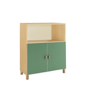Meuble 2 portes - 1 compartiment - H114 cm