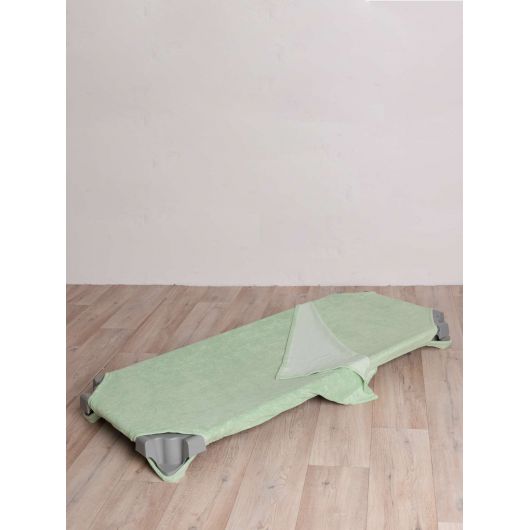 Combi drap couchette éponge stretch 55 x 130 - couleur