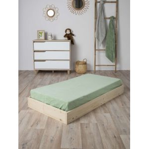 Drap housse éponge stretch 60 x 120 - couleur