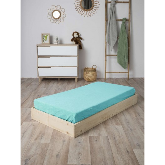 Drap housse éponge stretch 50 x 100 - couleur