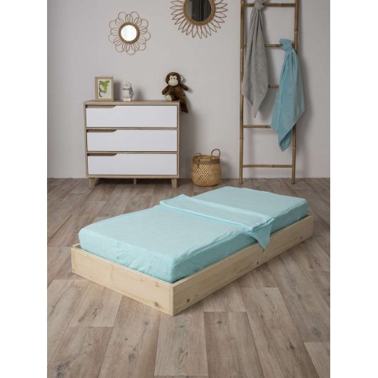 Combi drap matelas éponge stretch 60 x 120 - couleur