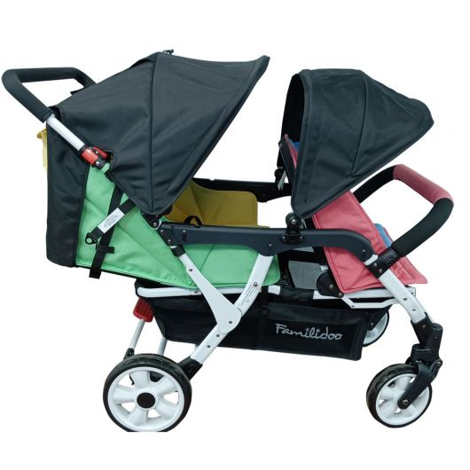 Poussette quadruple Familidoo Lidoo City H4E