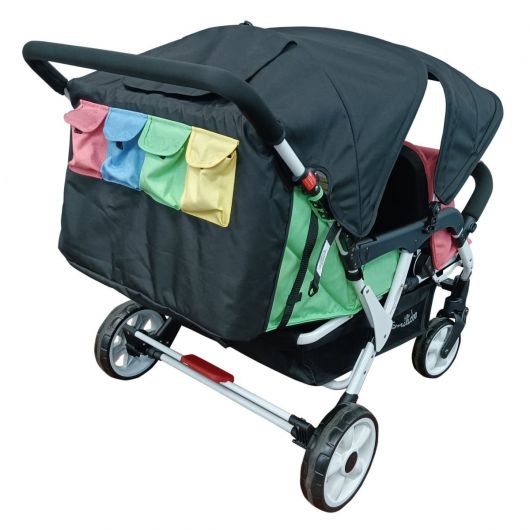 Poussette quadruple Familidoo Lidoo City H4E