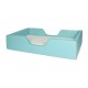 Lit en mousse bords echancrés d.30kg/m³ couchage 120 x 60