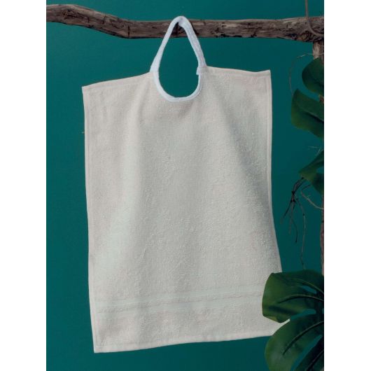 LOT DE 12 Bavoirs à collerette bio - 35 x 50 cm