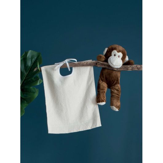 LOT DE 12 Bavoirsà lacettes - 30 x 40 cm - Bio