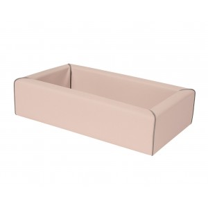 Lit en mousse bords droits d.30kg/m³ couchage 120 x 60