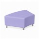 Banquette Quart de cercle 90x60 avec pieds - Assise H38 cm