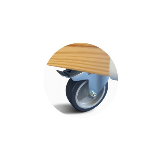 Lit bas spécial évacuation 120 x 60 cm