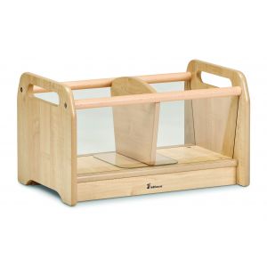 RANGEMENT CLEAR VIEW - 2 COMPARTIMENTS