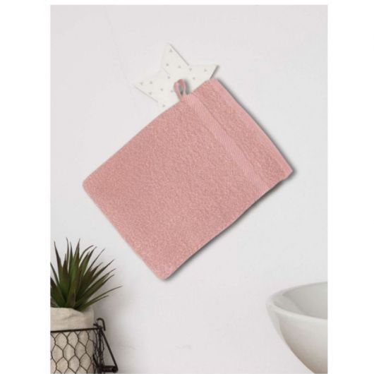 LOT DE 12 Gants de toilette 15 x 20 cm Rose
