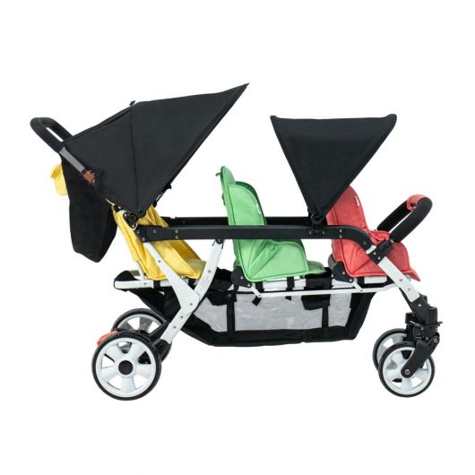 Poussette triple Familidoo Lidoo H3E + Ergondrive