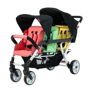 Poussette triple Familidoo Lidoo H3E + Ergondrive