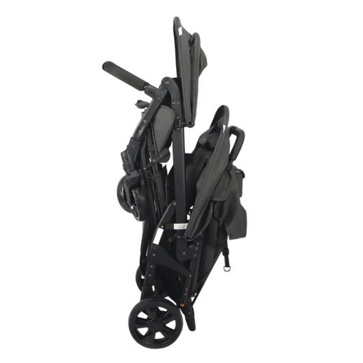 Poussette triple Familidoo Lidoo H3E + Ergondrive Full Black