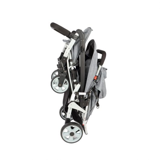 Poussette triple Familidoo Lidoo H3E + Ergondrive Full Grey