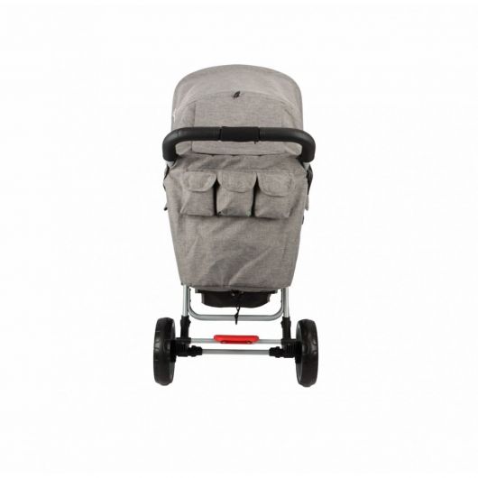 Poussette triple Familidoo Lidoo H3E + Ergondrive Full Grey