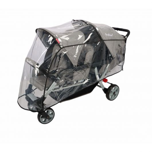 Poussette triple Familidoo Lidoo H3E + Ergondrive Full Grey
