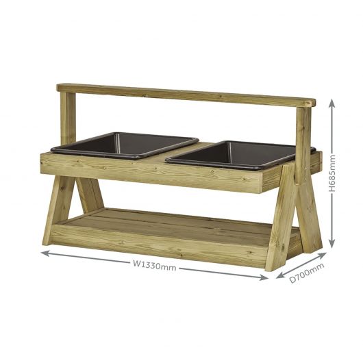 STATION DOUBLE SABLE ET EAU - CRÈCHE