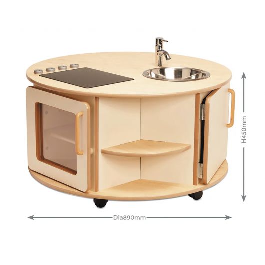 HOME FROM HOME - CUISINE EN ÎLOT ROND HAUTEUR CRÈCHE