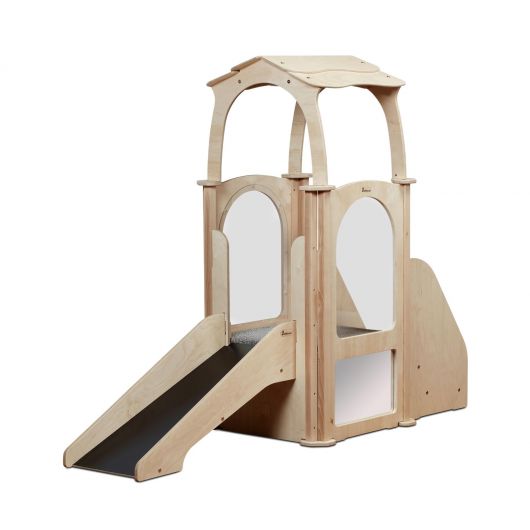 KINDER GYM STEP & SLIDE (AVEC TOIT)